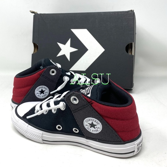 Converse Ctas Axel Mid Black Alley Canvas Kid’s - Picture 8 of 10